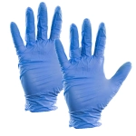 Rękawice nitrylowe ochronne XL – 1 para (2 sztuki) bezpudrowe, jednorazowe