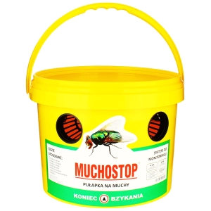 Pułapka na MUCHY wielokrotnego użytku  z atraktantem MUCHOSTOP nawet na 120.000 MUCH!