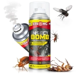 Bomba zamgławiająca na pluskwy, pchły zwierzęce i ludzkie. Środek na muchówki, komary, karaczany i pająki 4INSECT BOMB STRONG 400 ml