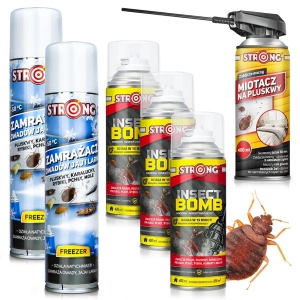 Zestaw do zwalczania pluskiew i ich jaj - domowa dezynsekcja pluskiew zestaw CRYO-FOG STRONG 