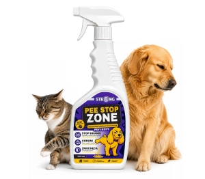 Naturalny spray zniechęcający na psy i koty. Płyn przeciw obsikiwaniu przez psy i koty STRONG 500 ml