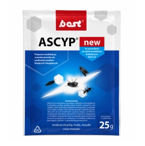 Środek na mole, meszki, mrówki proszek BEST Ascyp NEW 25 g