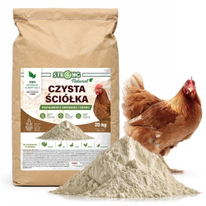 Proszek do kurnika STRONG NATURAL Czysta Ściółka 20 kg Pochłaniacz amoniaku i odoru