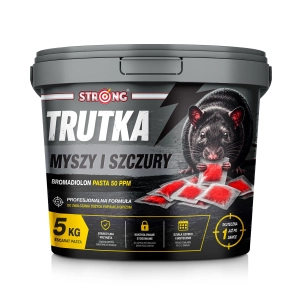 Trutka na myszy i szczury STRONG BROMADIOLON PASTA silnie trująca 5 kg 