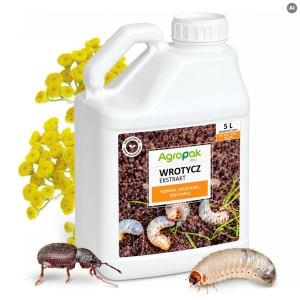 Środek na pędraki, opuchlaki, drutowce i nicienie ekstrakt z wrotyczu do oprysku AGROPAK 5 l
