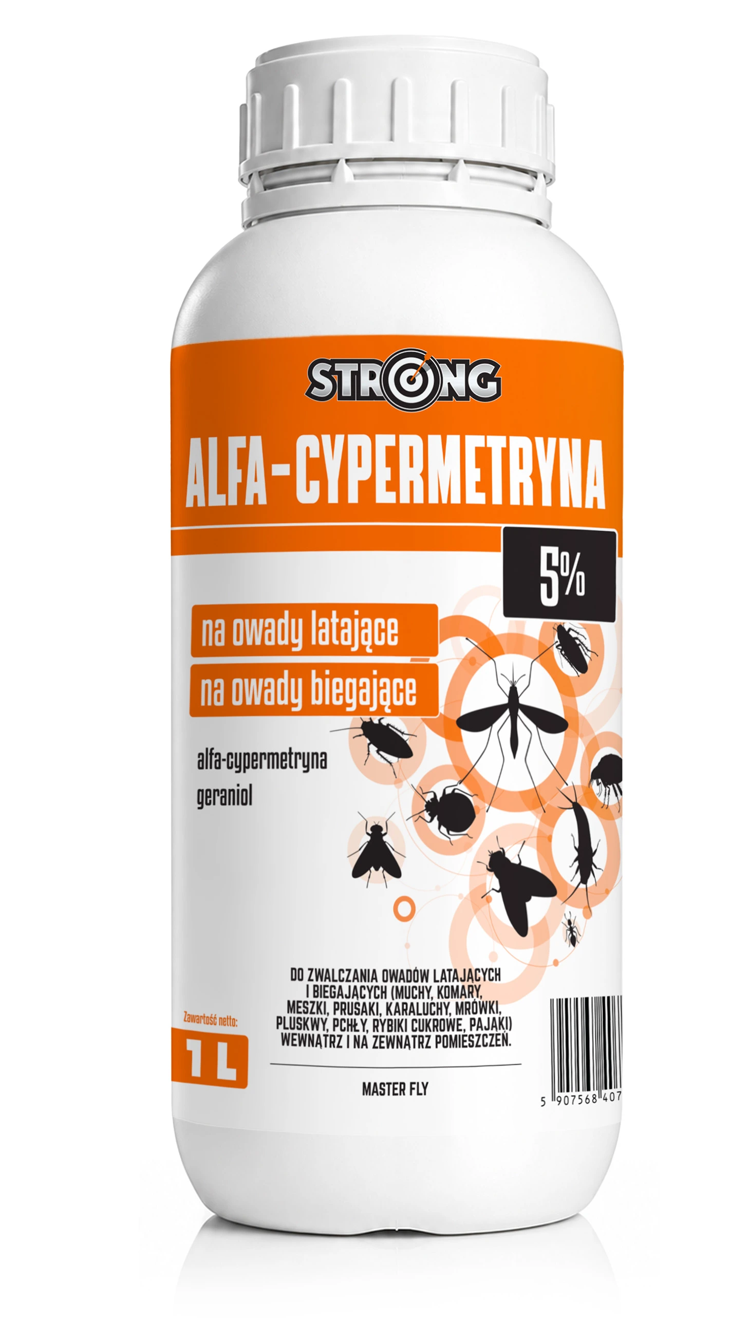 Strong Natural Wrotycz Ekstrakt 500 ml, 100% naturalny koncentrat w brązowej butelce na białym tle